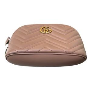 Gucci Marmont Leather Clutch Bag